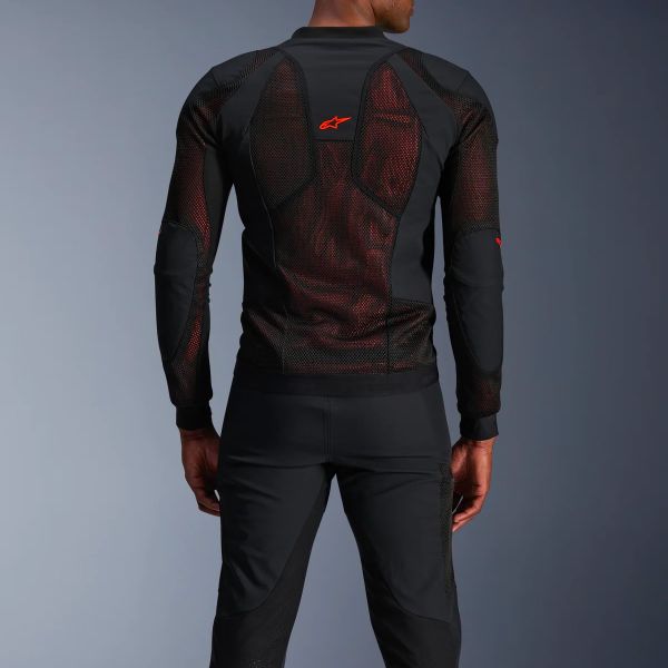 Alpinestars Troop Air Pro Nero Rosso Fluo