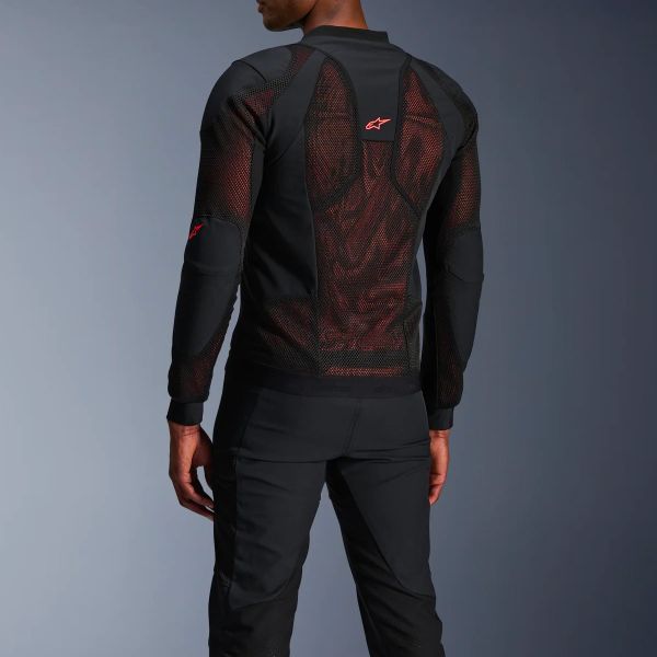 Alpinestars Troop Air Pro Nero Rosso Fluo