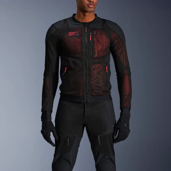 Alpinestars Troop Air Pro Nero Rosso Fluo