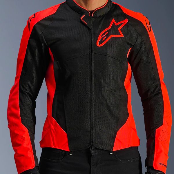 Alpinestars Viper Air V4 Rosso Fluo Nero
