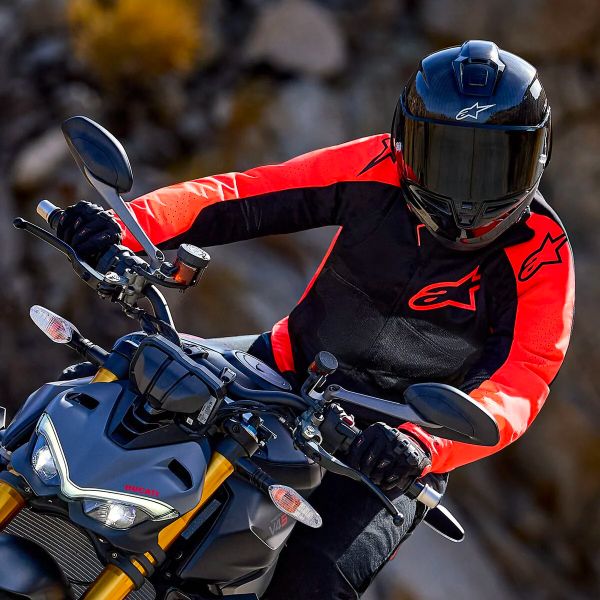 Alpinestars Viper Air V4 Rosso Fluo Nero