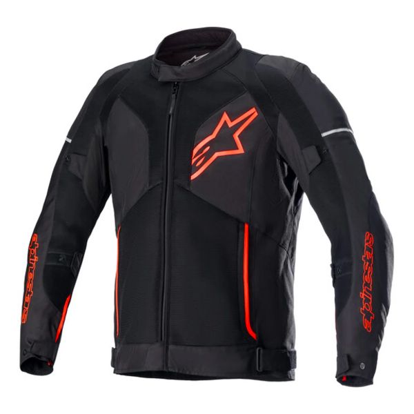 Giacche moto Alpinestars Viper V3 Air Nero Rosso Fluo
