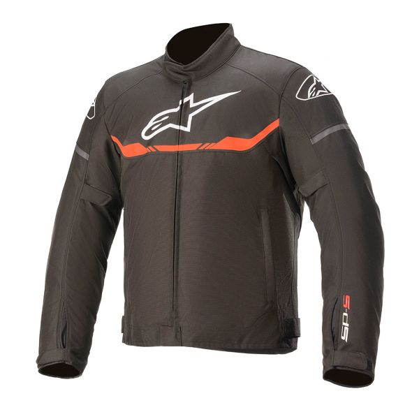 Giacche moto Alpinestars Gioventù T-SPS Impermeabile Nero Rosso Fluo Giacche moto Alpinestars Gioventù T-SPS Impermeabile Nero Rosso Fluo