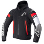 Giacche moto Alpinestars Zaca Air Nero Bianco Rosso Fluo
