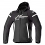 Giacche moto Alpinestars Zaca Impermeabile Nero Bianco