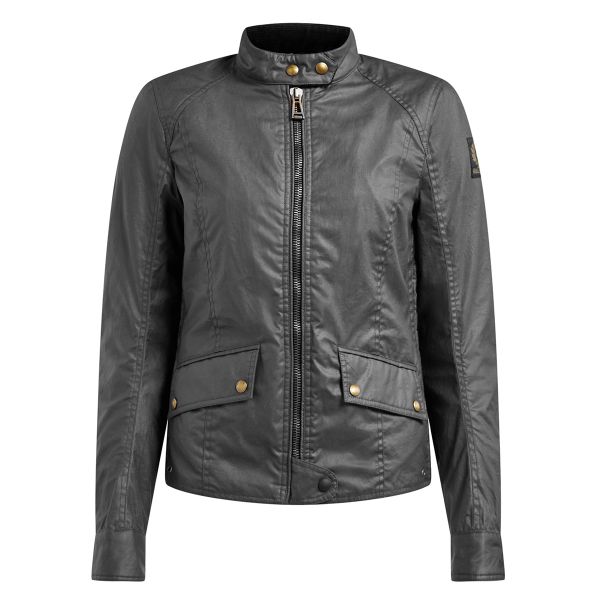 Giacche moto Belstaff Antrim Lady Wax Coton Black Giacche moto Belstaff Antrim Lady Wax Coton Black