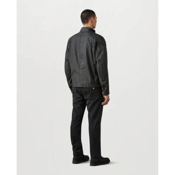 Belstaff Giacca Brooklands Wax 8 oz nero