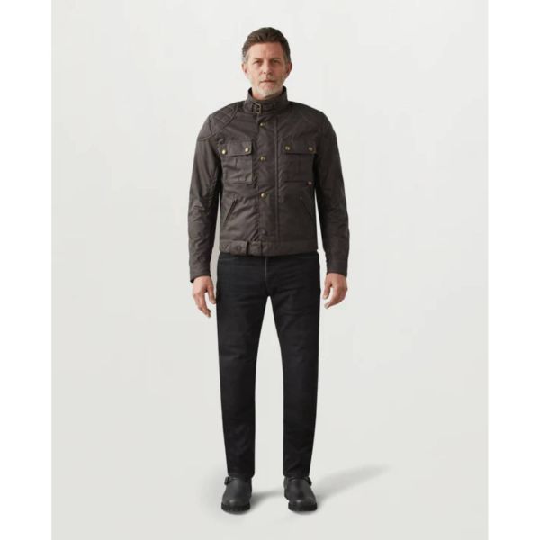 Belstaff Cera per giacca Brooklands 8 oz Mogano