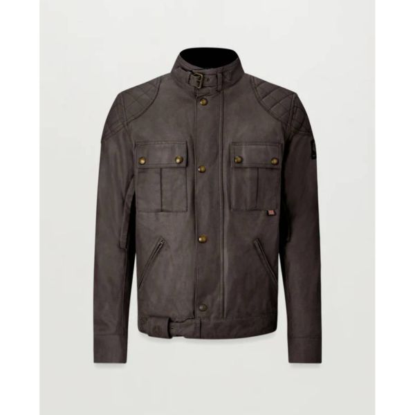 Giacche moto Belstaff Cera per giacca Brooklands 8 oz Mogano Giacche moto Belstaff Cera per giacca Brooklands 8 oz Mogano