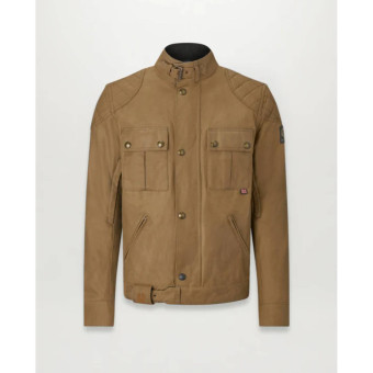 Giacche moto Belstaff Brooklands Jacket Wax 8 oz Sand