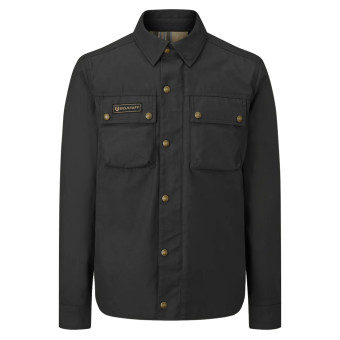 Giacche moto Belstaff Camicia Mansion Olive Black