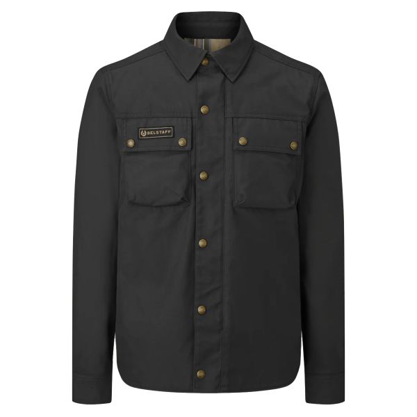 Giacche moto Belstaff Camicia Mansion Olive Black