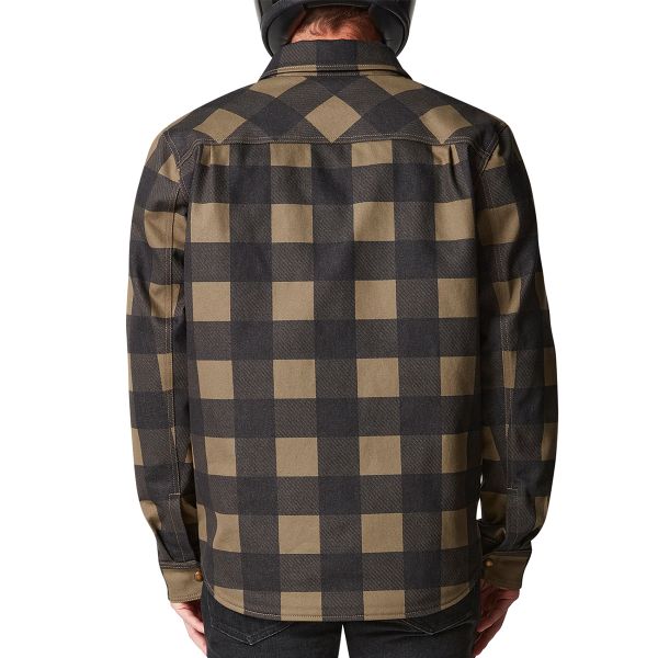 Belstaff Camicia Mansion Olive Black