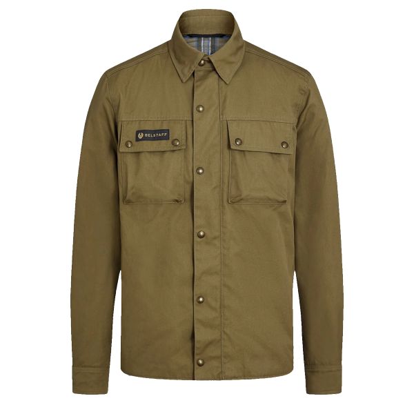 Giacche moto Belstaff Camicia Mansion Olive