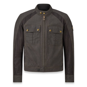 Giacche moto Belstaff Temple Coton Wax Mahogany