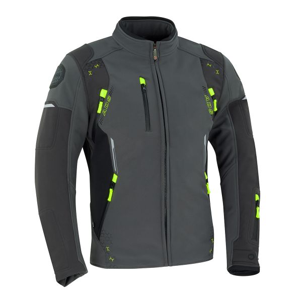 Giacche moto Bering Diskor Grey Fluo Giacche moto Bering Diskor Grey Fluo