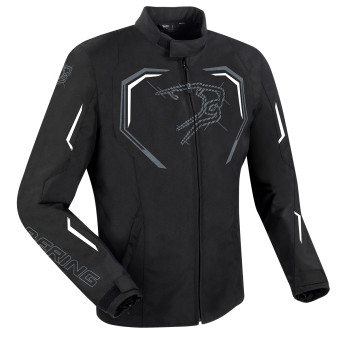Giacche moto Bering Dundy Black White