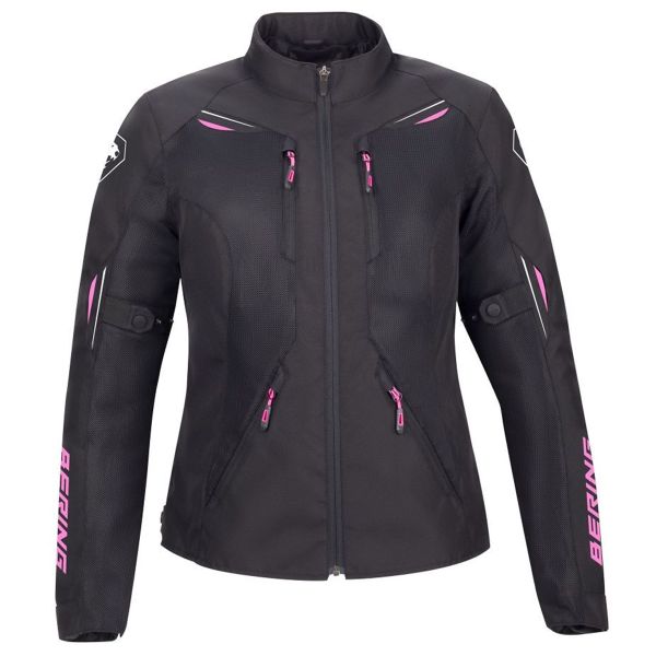 Giacche moto Bering Lady Brazilia 3 in 1 Nero Fuschia