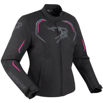 Giacche moto Bering Lady Dundy Black Fuchsia