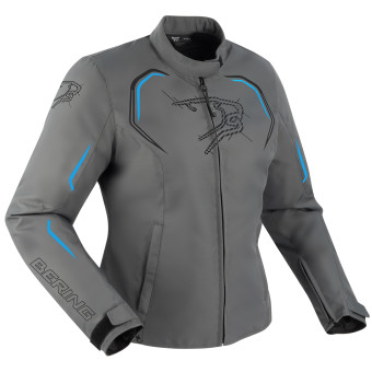 Giacche moto Bering Lady Dundy Grey Blue