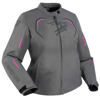 Giacche moto Bering Lady Dundy QS Grey Fuchsia