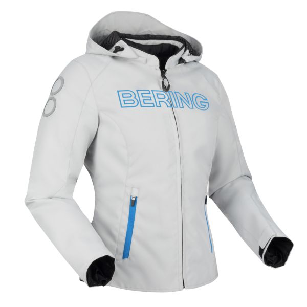 Giacche moto Bering Lady Warwick Grey Blue Giacche moto Bering Lady Warwick Grey Blue
