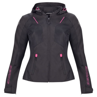 Giacche moto Bering Lady Wing Nero Fuschia
