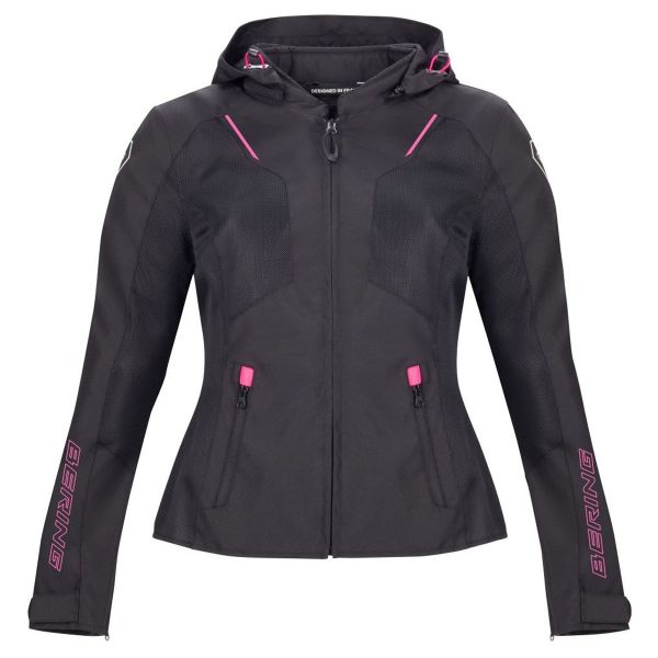 Giacche moto Bering Lady Wing Nero Fuschia