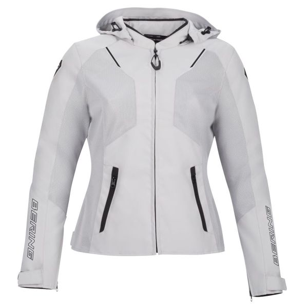 Giacche moto Bering Lady Wing grigio chiaro