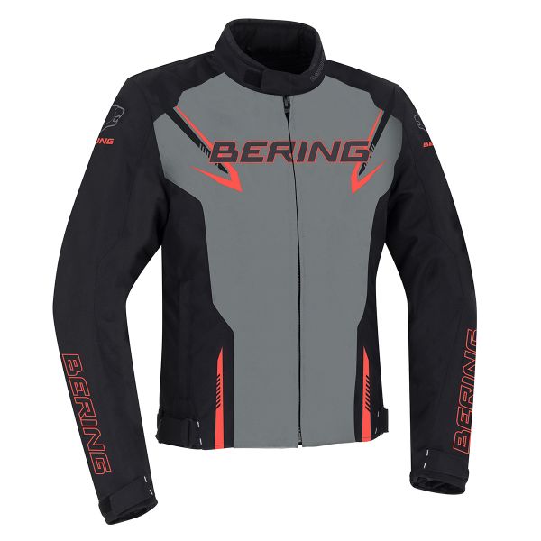 Giacche moto Bering Maceo Black Grey Red Giacche moto Bering Maceo Black Grey Red