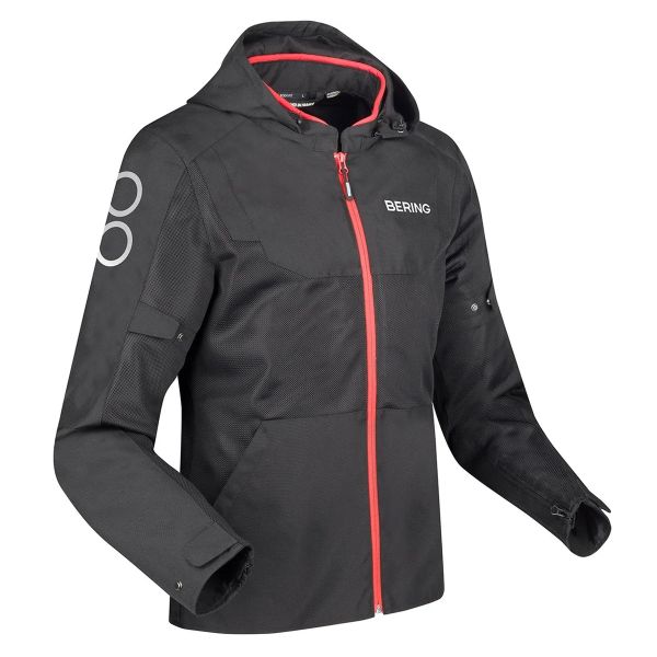 Giacche moto Bering Profil Black Red Giacche moto Bering Profil Black Red