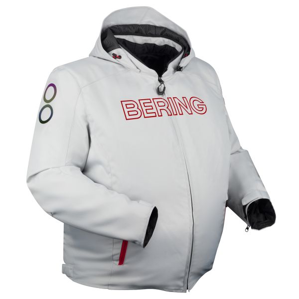Giacche moto Bering Warwick King Size Grey