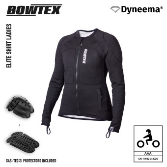 Giacche moto Bowtex Elite Shirt Donna V2 Nero