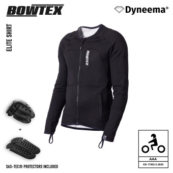 Giacche moto Bowtex Elite Shirt V2 Black