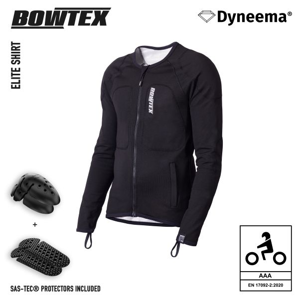 Giacche moto Bowtex Elite Shirt V2 Black