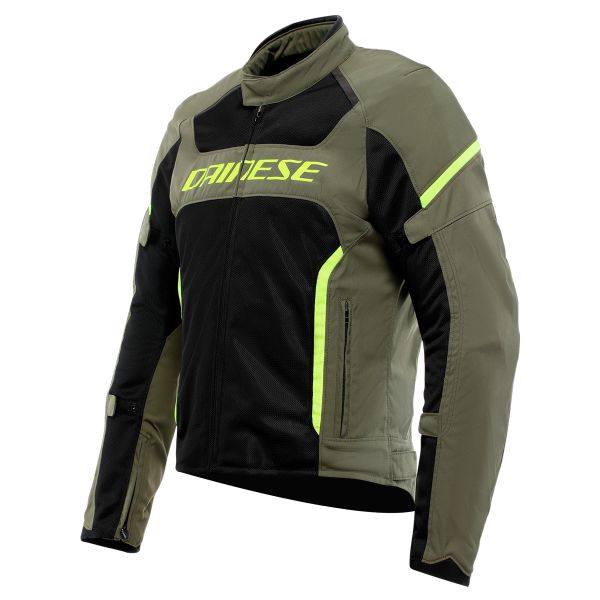 Giacche moto Dainese Air Frame 3 Verde Esercito Nero Giallo Fluo Giacche moto Dainese Air Frame 3 Verde Esercito Nero Giallo Fluo