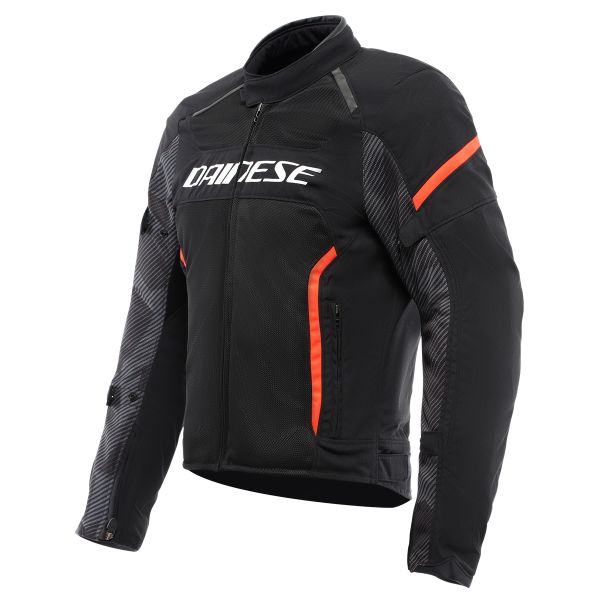 Giacche moto Dainese Air Frame 3 Nero Nero Rosso Fluo Giacche moto Dainese Air Frame 3 Nero Nero Rosso Fluo