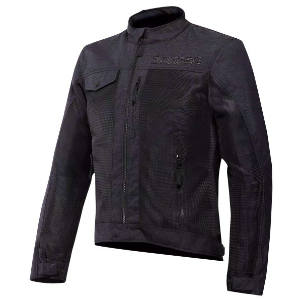 Giacche moto Dainese Alfama Air Tex Grigio Scuro Nero