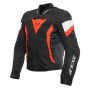 Giacche moto Dainese Avro 5 Tex Black Red Fluo White