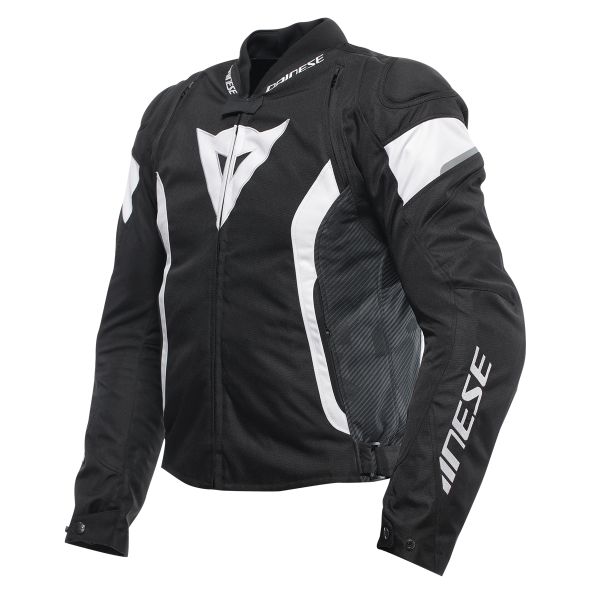 Giacche moto Dainese Avro 5 Tex Black White Black Giacche moto Dainese Avro 5 Tex Black White Black