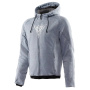 Giacche moto Dainese Bovisa Safety Hoodie Full Zip Grey Melange Black