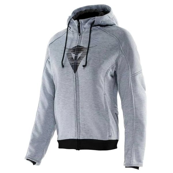 Giacche moto Dainese Daemon-X Safety Hoodie Full Zip Woman Grey Melange