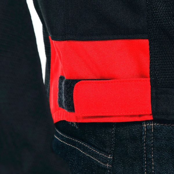 Dainese Elettrica Air Tex Black Black Lava Red