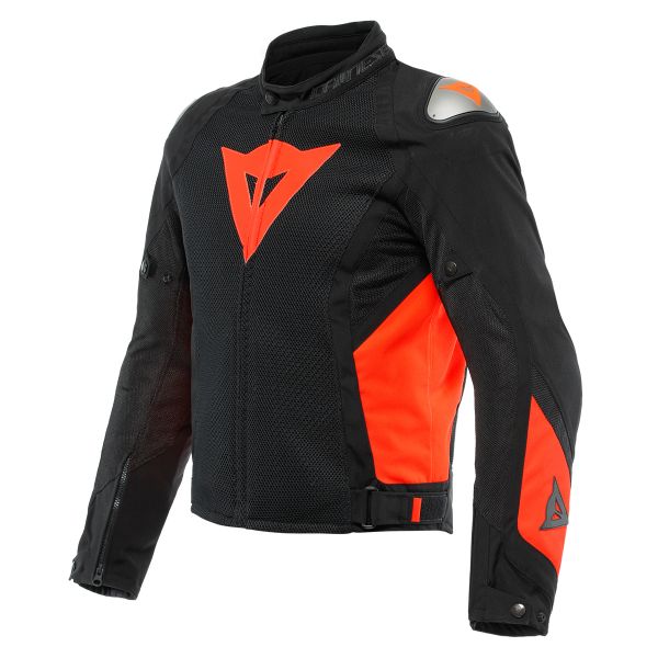 Giacche moto Dainese Energyca Air Tex Black Fluo Red