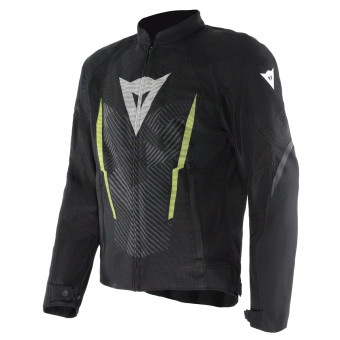 Giacche moto Dainese Herosphere Air Tex Black White Yellow Fluo