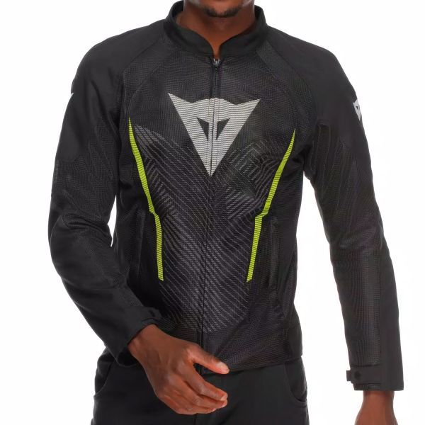 Dainese Herosphere Air Tex Black White Yellow Fluo
