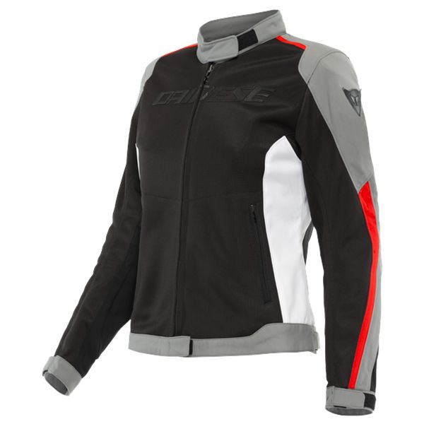 Giacche moto Dainese Hydra Flux 2 Air Lady D-Dry Black Charcoal Grey Lava Red