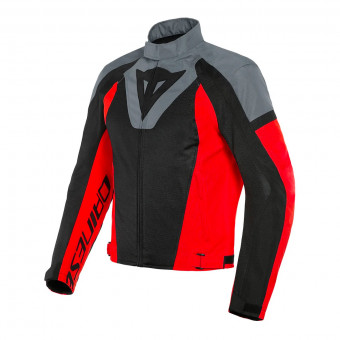 Giacche moto Dainese Levante Air Black Charcoal Grey Lava Red