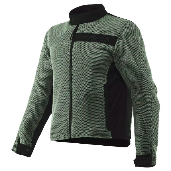 Giacche moto Dainese Lisbona Air Tex Verde Iceberg Nero