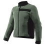 Giacche moto Dainese Lisbona Air Tex Verde Iceberg Nero